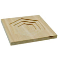 jags-mumbai Coasters 3D Wooden Tea Coaster Square 3WTC10