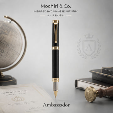 Mochiri & Co. Japan inspired – Ambassador Premium Ball Pen | Full Metal Body | Smooth Writing | Refillable