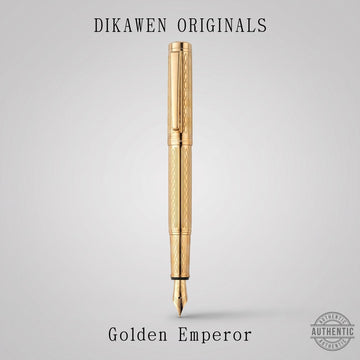 Dikawen Originals Golden Emperor Premium Fountain Pen I Made for Authority