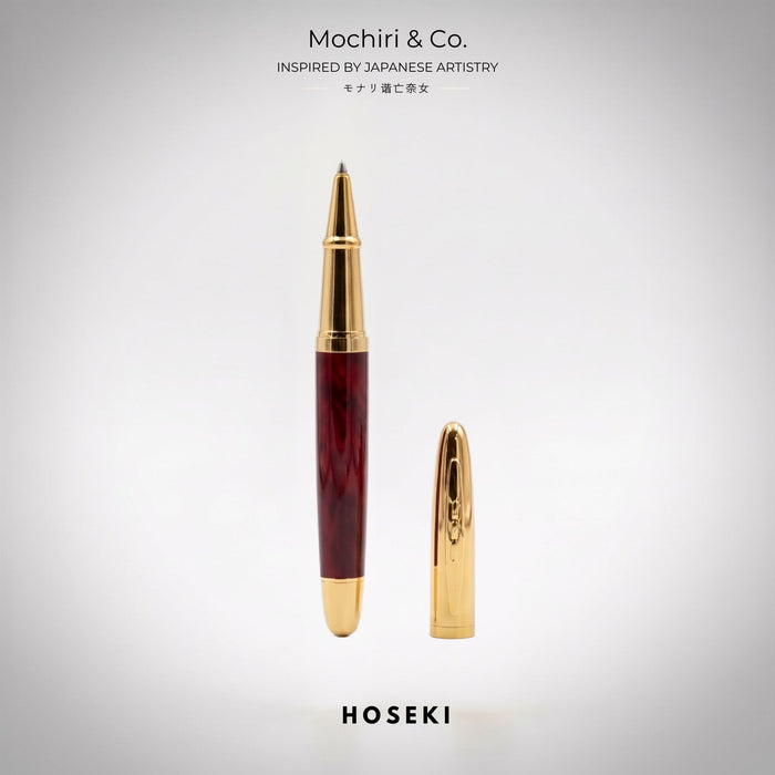 Mochiri & Co.Japan Inspired HŌSEKI Premium Roller Pen | Rubi Themed Body