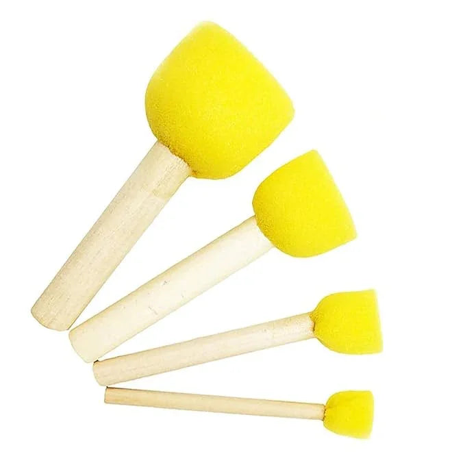 Yellow Sponge Dauber Set - 4 Piece