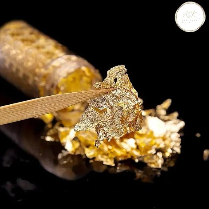 JAGS Gilding Flakes Small bottle Gold l Pack of 1