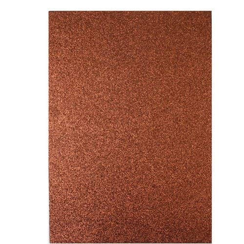 Ravrai Craft - Mumbai Branch A3 Foam Sheet A3 glitter foam sheet without stick (orange)