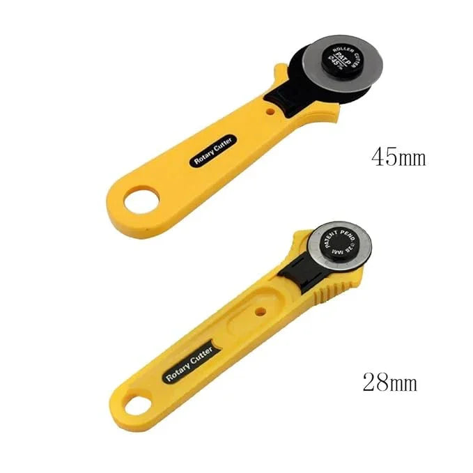 Precision Straight Handle Rotary Cutter 28mm for Fabric & Paper Crafts