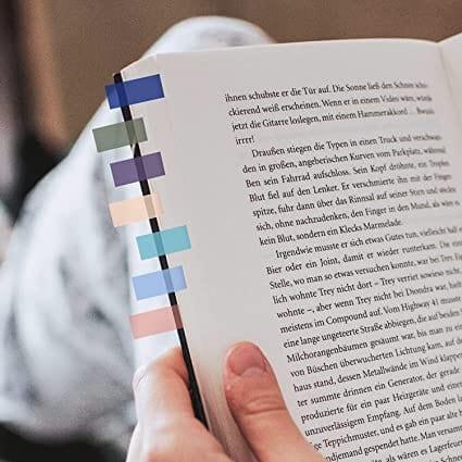 Cute & Transparent Sticky Notes | 10 Colours Set