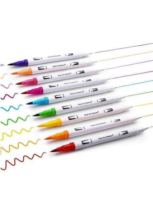 Dual Tip Brush Pen 12 Pcs Ppsw-12