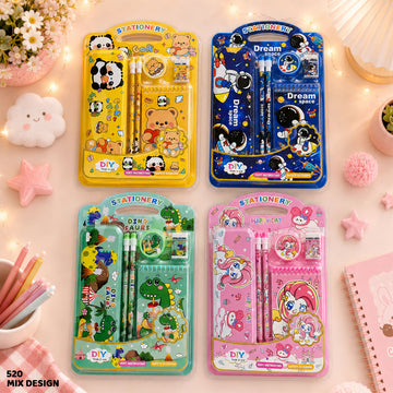 Kids Gift Set - Stationery Return Gift Combo (Design 6)