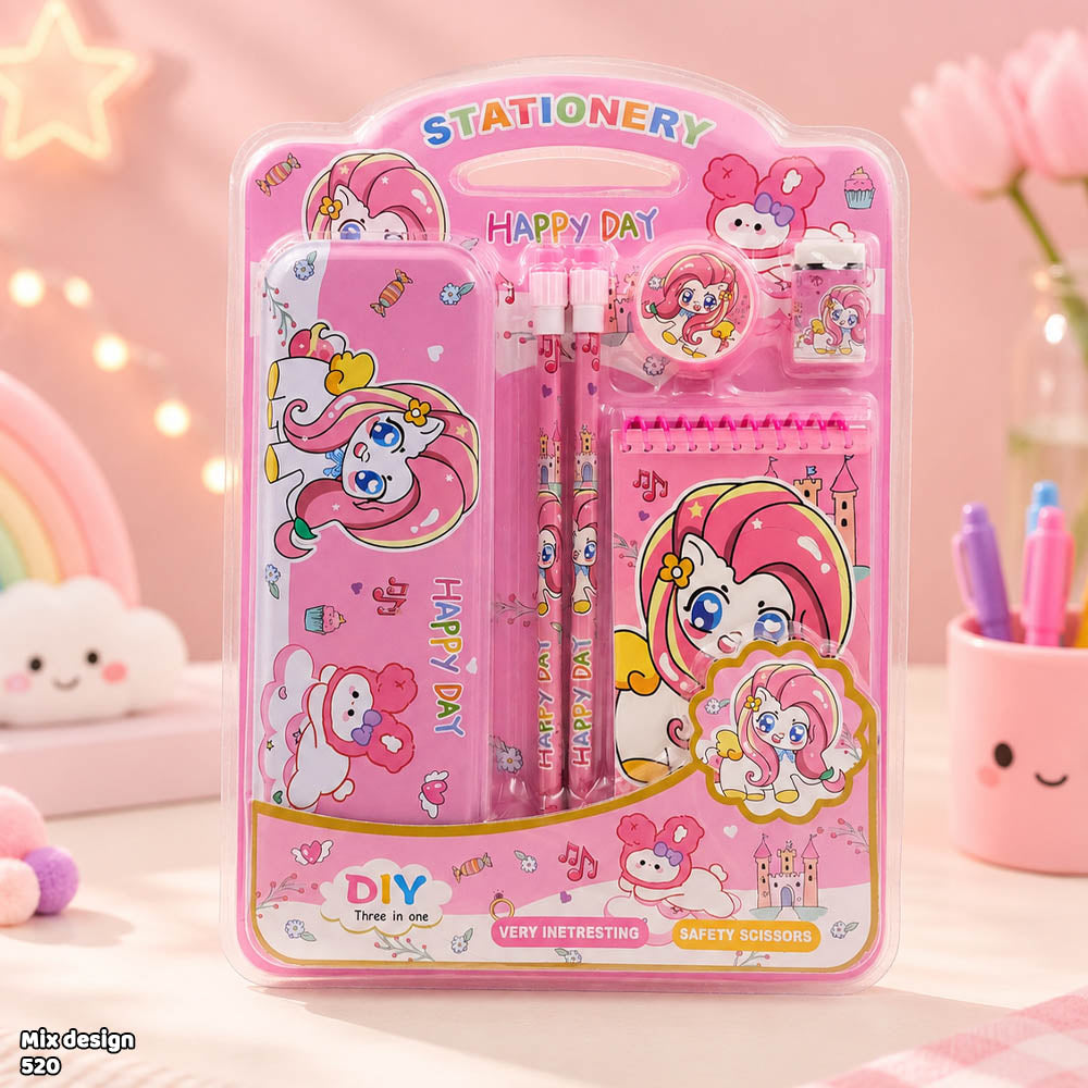 Kids Gift Set - Stationery Return Gift Combo (Design 6)
