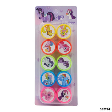 Little Pony Stamp Set - 10 Pcs for Kids
