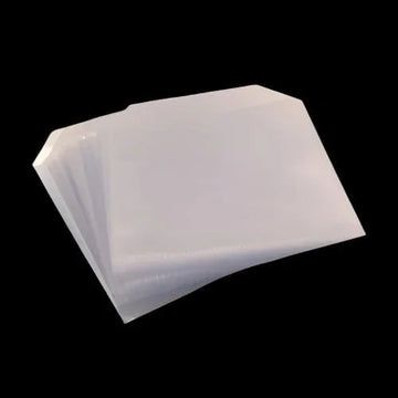 Clear Plastic CD/DVD Cover Pouch - Dual Pocket for Protection & Organization