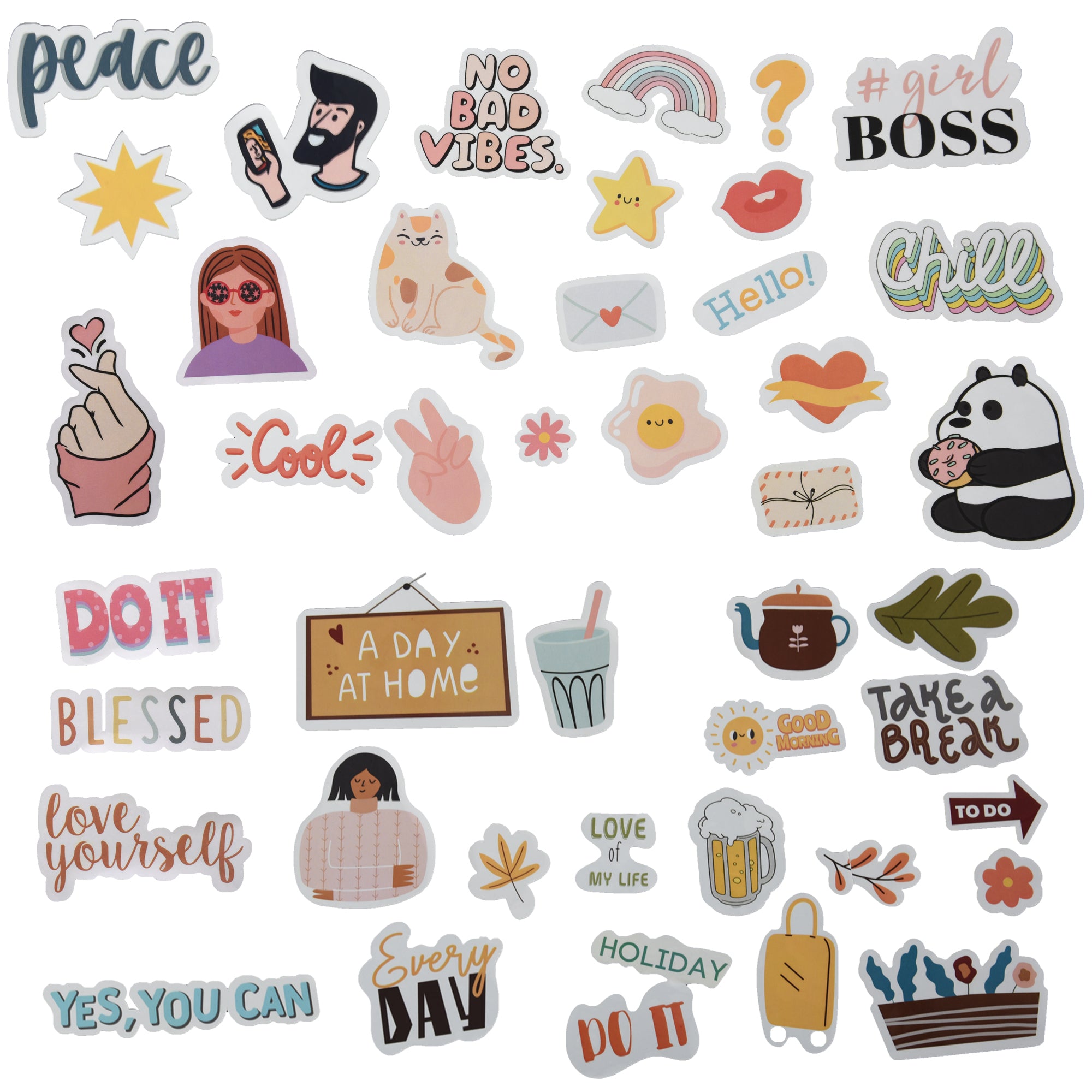 Bullet Vinyl stickers- Pack of 50