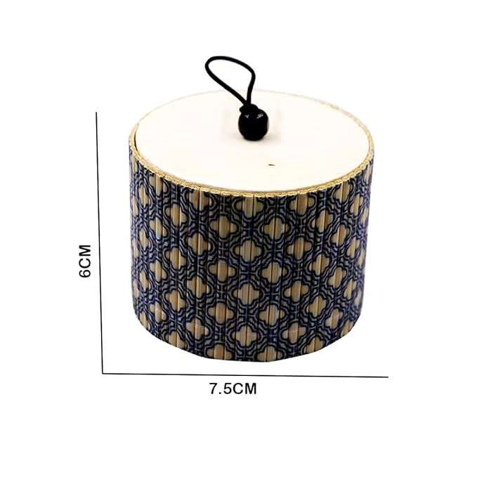 Ravrai Craft - Mumbai Branch Bamboo box Bamboo Jewellery Box (Round)