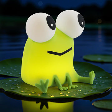 Frog Night Light for Kids, Soft Silicone Nursery Night Lamp Rechargeable