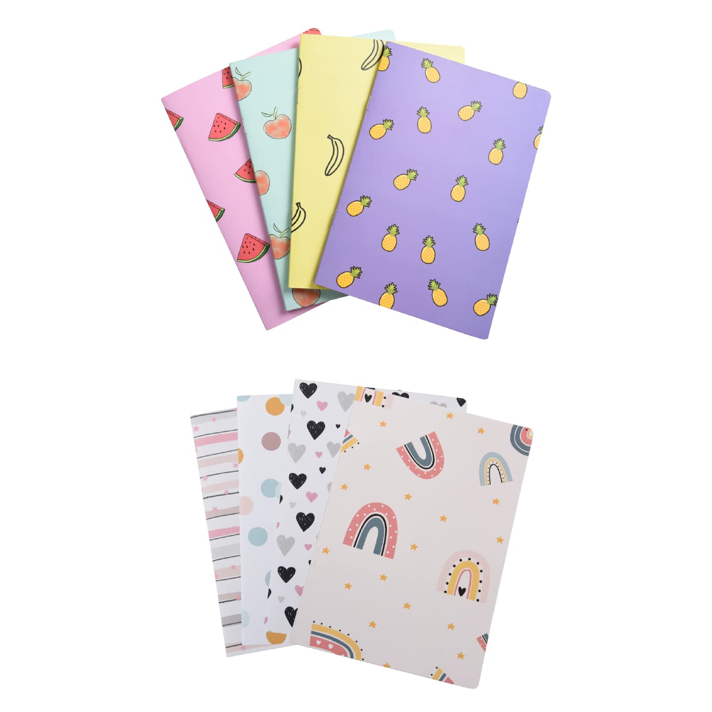 Papboo A5 Unicorn Soft Bound  Plain Notebook(Matte Finished Cover,120 pages,80 GSM, Round Edge) (Copy)