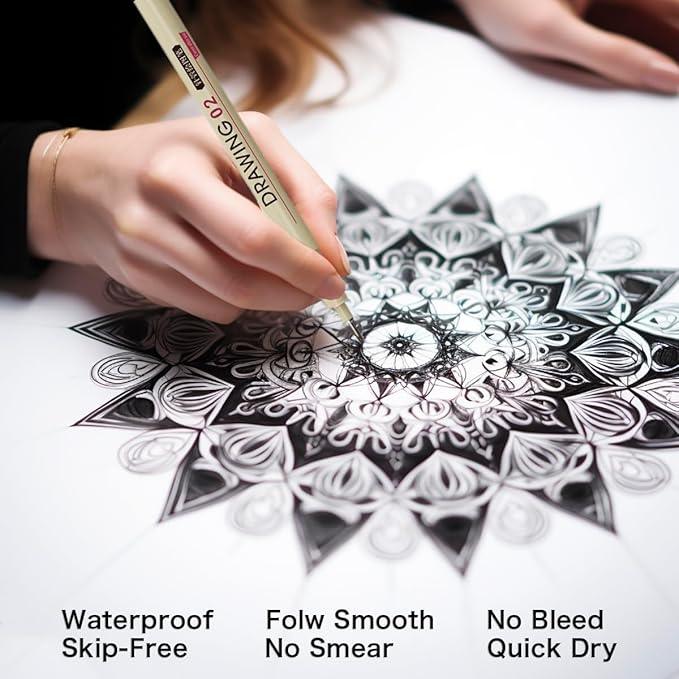 Drawing Sketching Pen – Precision Ink Pens for Artists & Designers | Smooth Flow & Fine Detail