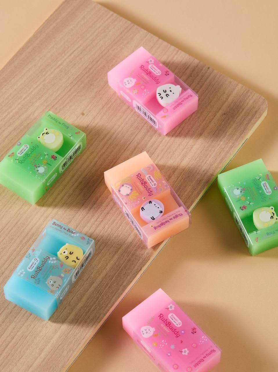 Pastel Cute RubBuddy Kawaii Eraser | Pack Of 1 eraser