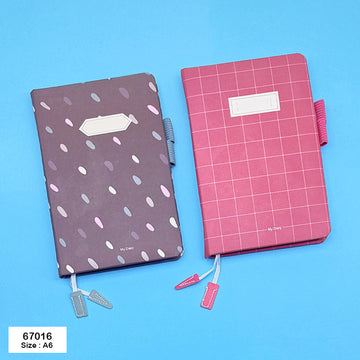 A6 Diary 16x10.5cm - Notebook for Notes & Planning (Design 1)