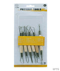 Pottery Tool Set - 6 Pcs for Clay Sculpting & Carving