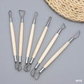 Pottery Tool Set - 6 Pcs for Clay Sculpting & Carving