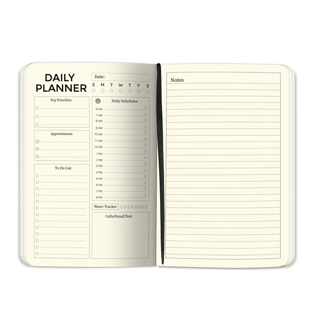 Green Executive Daily Planner