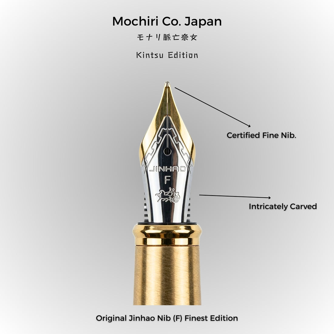 Mochiri Co. Japan Kintsu Edition Fountain Pen I Extra Fine for details I Crafted for Doctors, Surgeons & Professionals