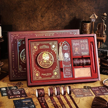Premium Magic World Jumbo journaling kit for 2026 with Diary, Stickers & Bookmark l Gift set  & Collectible items