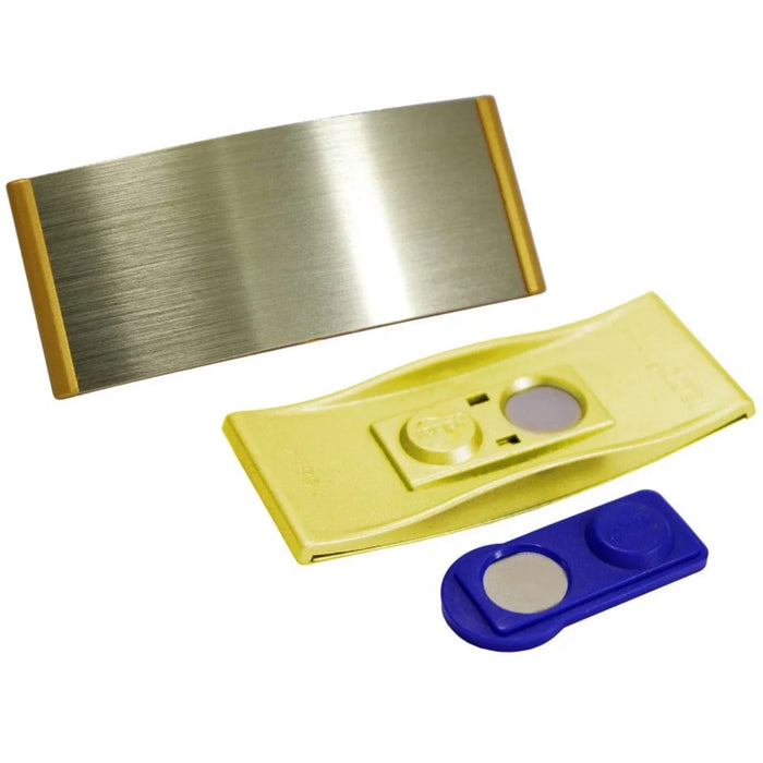 Magnetic Batch Golden 75mmX32mm Metal Plate 7001AG