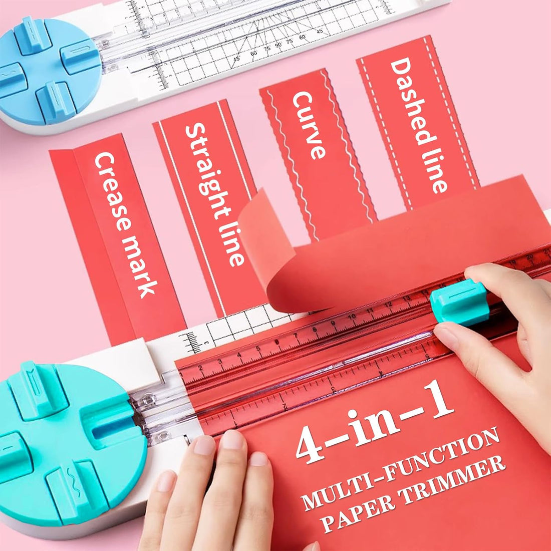 4 In 1 Paper Trimmer I 4 different designs of cutting