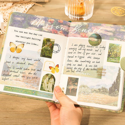 Van Gogh Jumbo journaling kit for 2026 with diary, stickers & bookmark