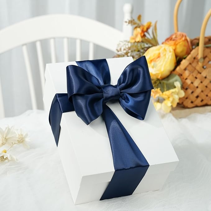 Premium Pastel double faced satin ribbon l Royal Blue l 1.5 Inch l  Pack of 1 ribbon (10 meters)