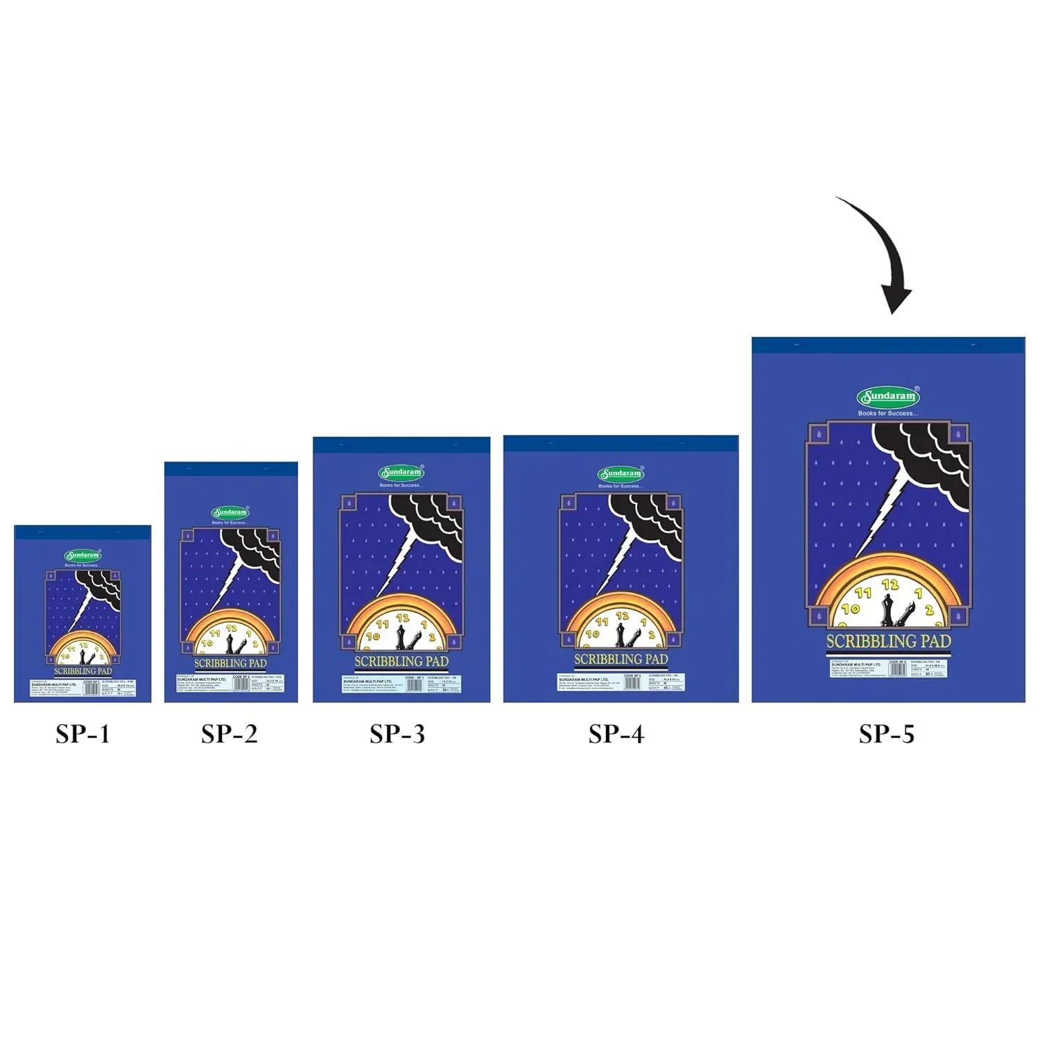 Sundaram Premium Scribbling Pad for Office & Personal Use