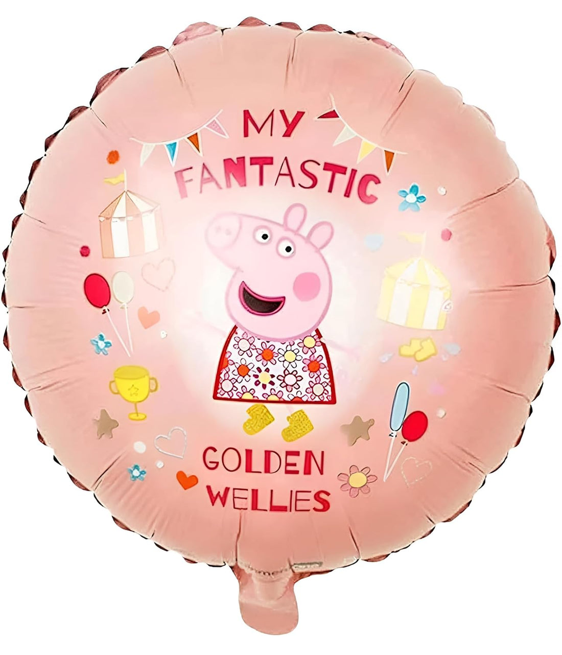 Peppa Pig Theme Birthday Party Decoration Foil Balloons | pack of 5 |