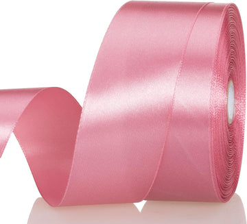 Premium 1.5 inch double faced satin ribbon l Pastel Pink l Pack of 1 ribbon (10 meters)