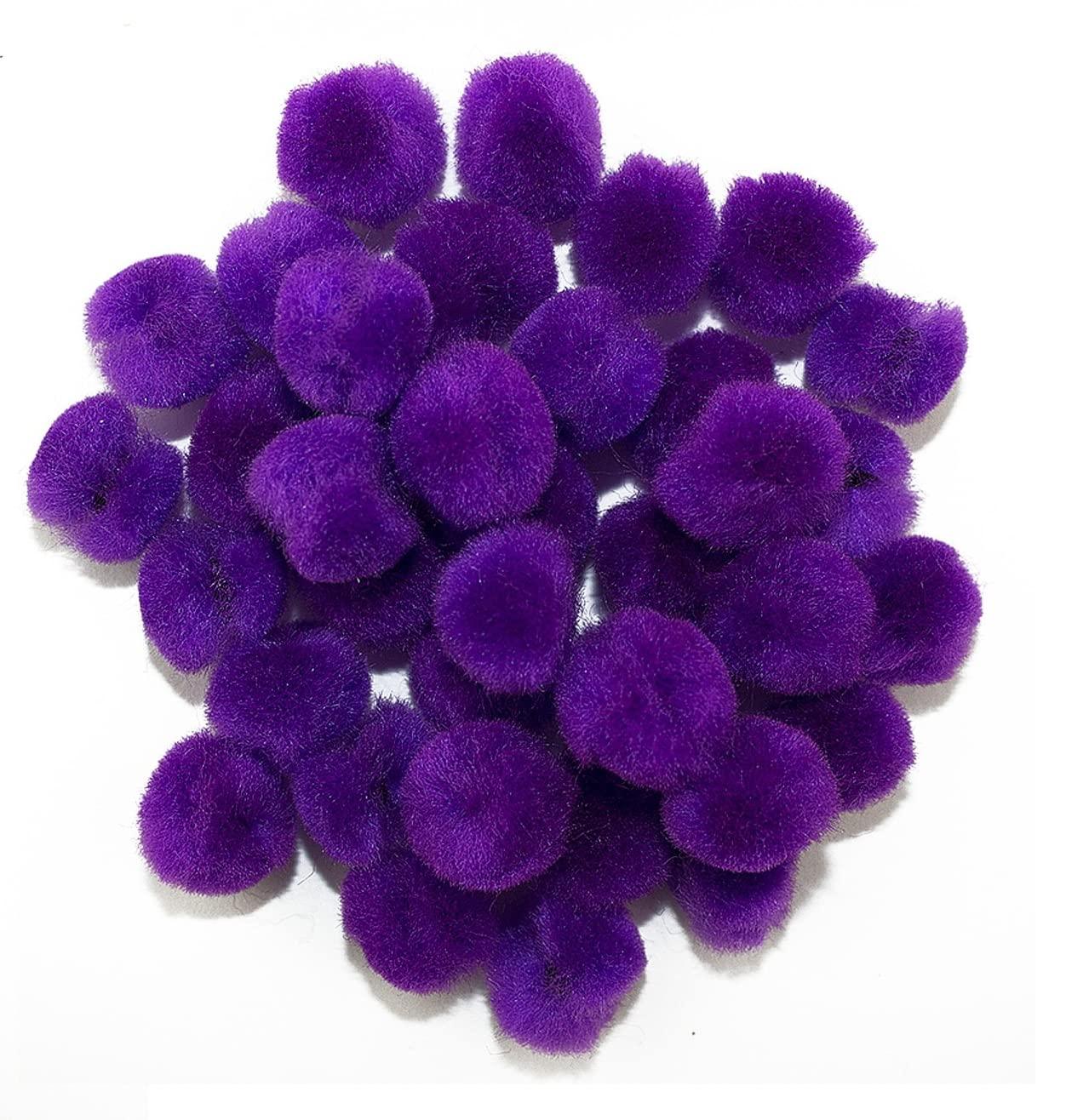 POM POM Balls, 20 MM, Used in Jewellery & TORAN Making, Macrame Art & Craft (Pack of 50)