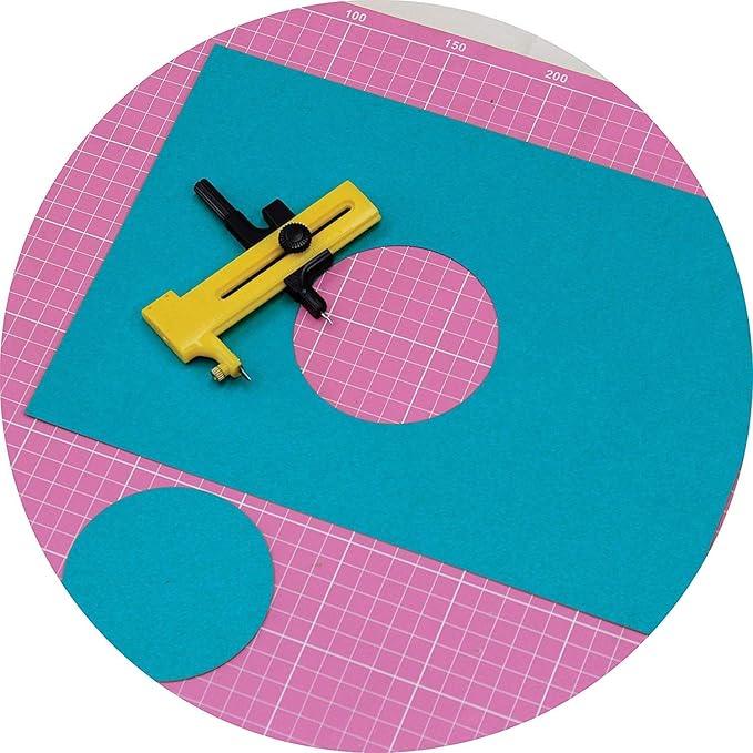 Precision Adjustable Circle Cutter for Paper, Fabric & Crafts (0.6" - 6")