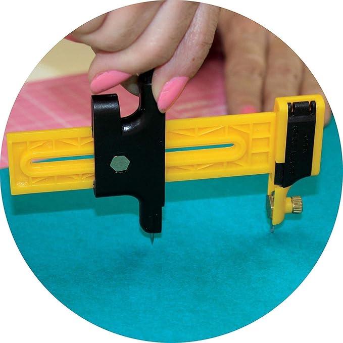 Precision Adjustable Circle Cutter for Paper, Fabric & Crafts (0.6" - 6")