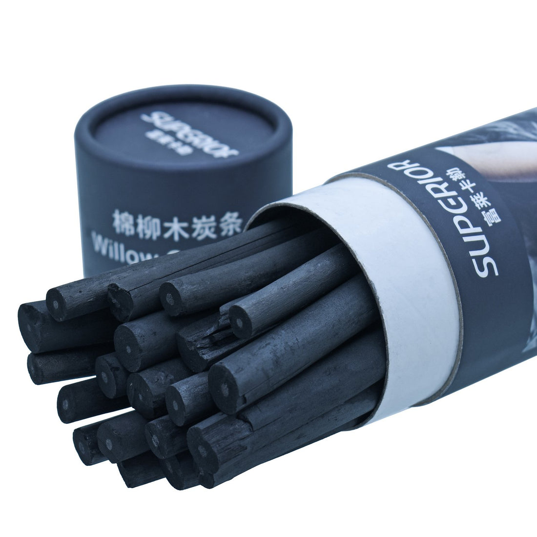 Superior Willow Charcoal Stick l 7-9mm l 22Pcs l