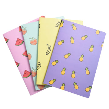 Fruits- Set of 4 Plain Journals for 2025