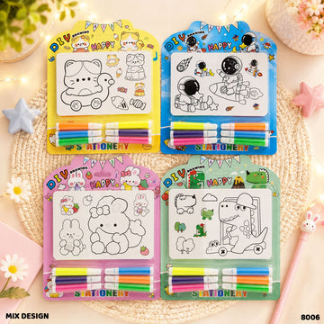 Kids Gift Set - Stationery Return Gift Combo (Design 10)