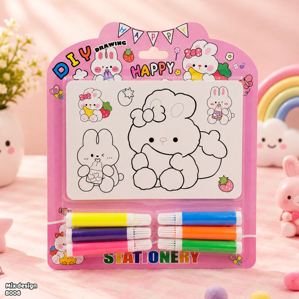 Kids Gift Set - Stationery Return Gift Combo (Design 10)