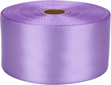 Lilac Premium Pastel double faced satin ribbon (1.5 inch) l Pack of 1 (10 meters)