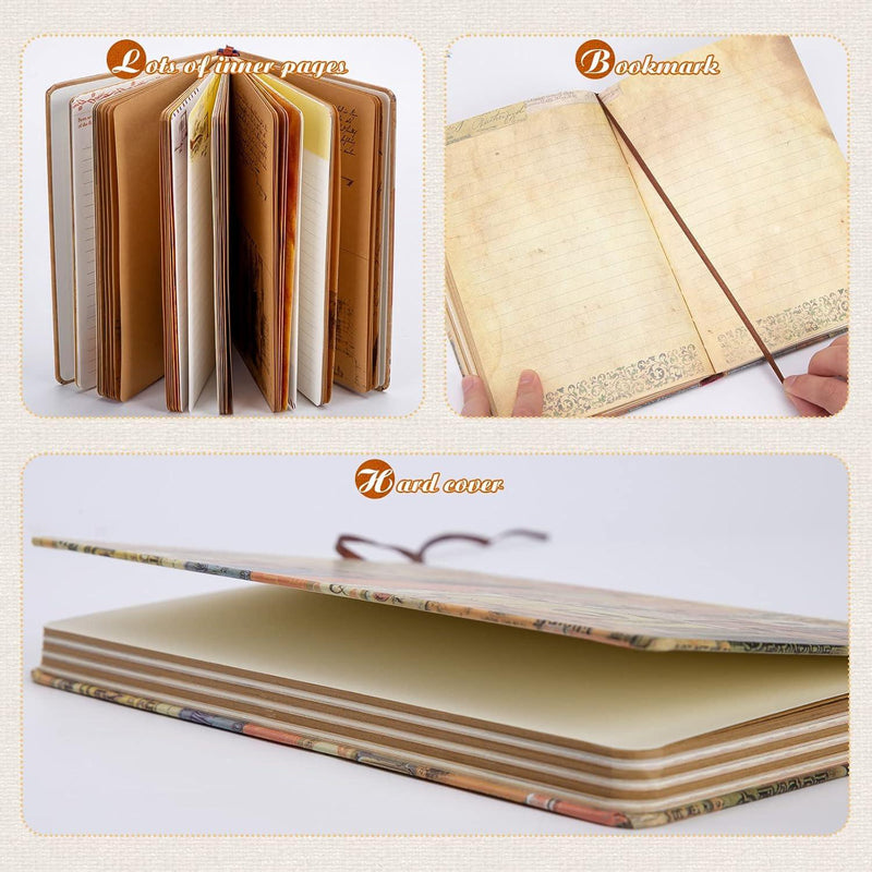 Vintage Ancient Egypt planner undated printed diary hardcover l 220  GSM l Pack of 1 notebook