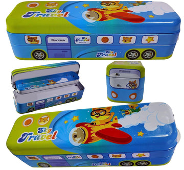 Multi-Functional Pencil & Stationery Box for Kids | Assorted Designs