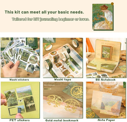Van Gogh Jumbo journaling kit for 2026 with diary, stickers & bookmark