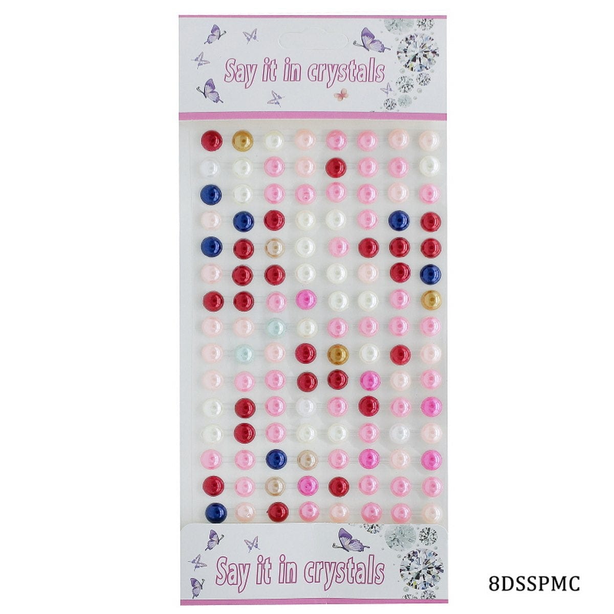 Sticker Pearl Multi Colour 8DSSPMC