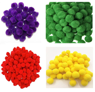 POM POM Balls, 20 MM, Used in Jewellery & TORAN Making, Macrame Art & Craft (Pack of 50)
