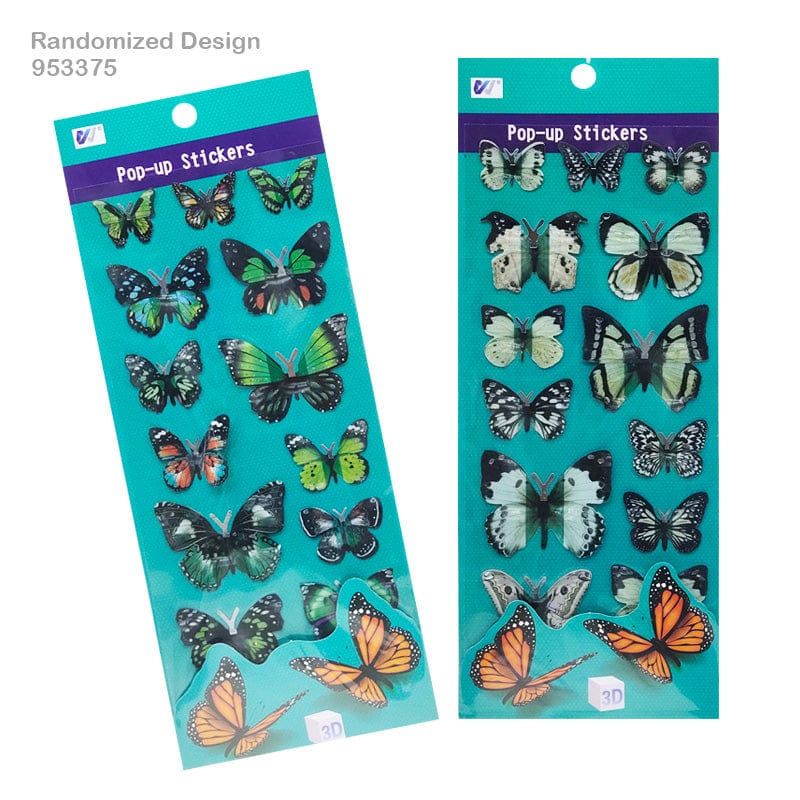 953375 Popup 3D Butterfly Sticker