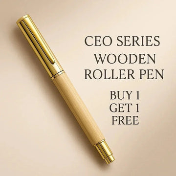(Buy 1 Get 1 Free) CEO Edition Wooden Roller pen I German Design I Launch Offer