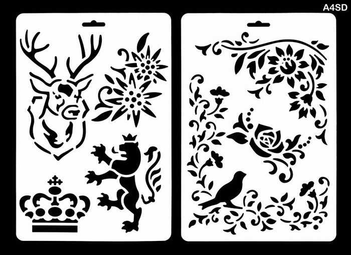 Stencil I A4 Design I Pack of 20
