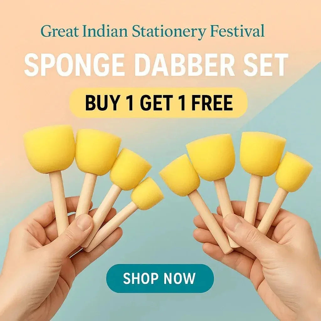 (Buy 1 Get 1 Free) Sponge dabbing brushing set (5pcs) Pack of 1